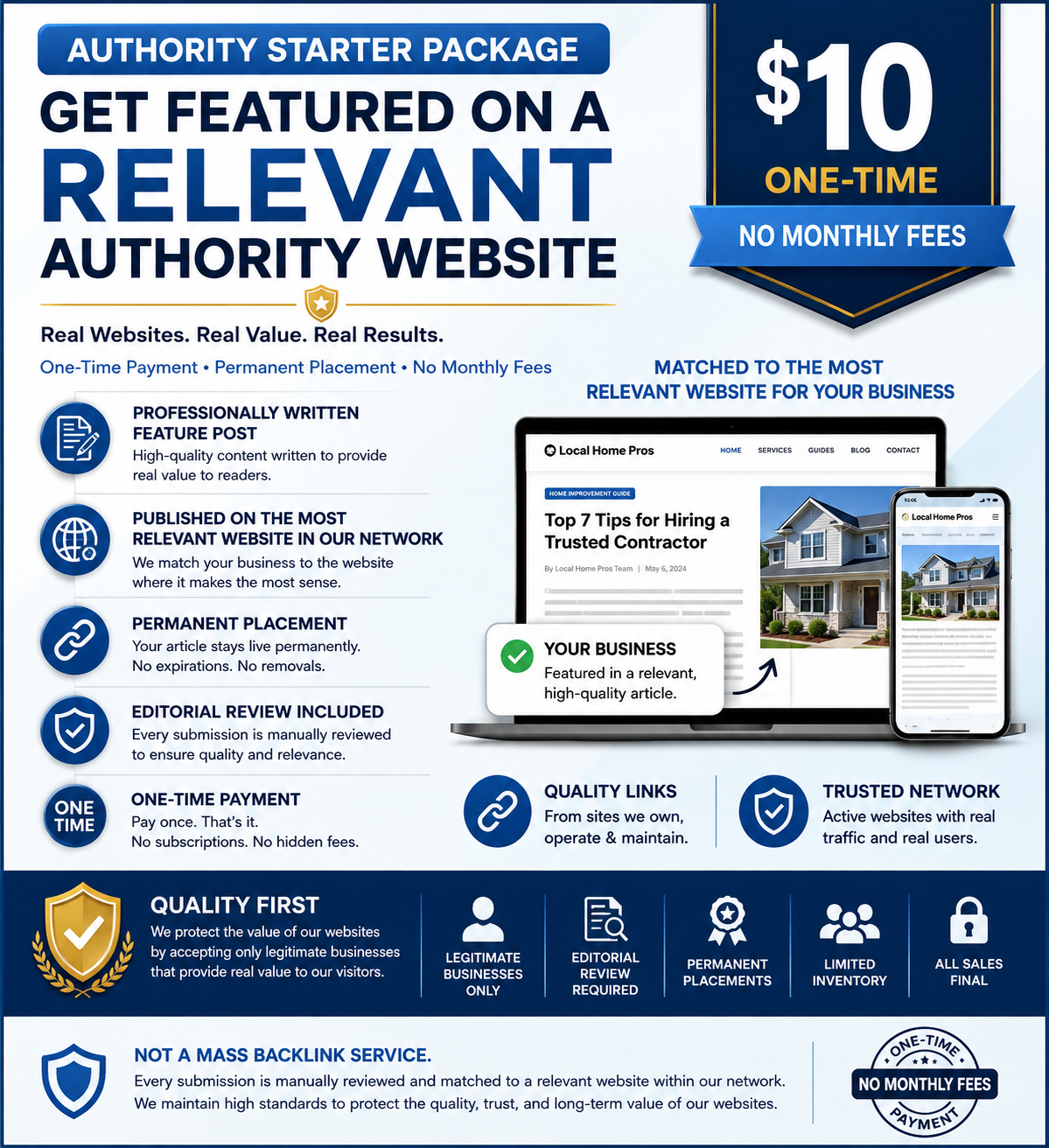 Authority Starter Package graphic