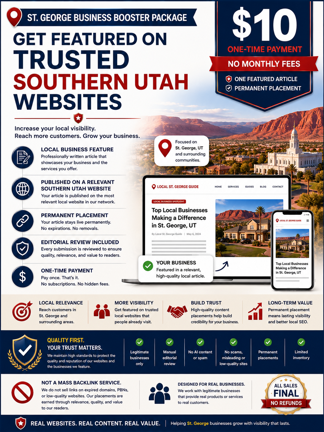 St. George Business Booster graphic